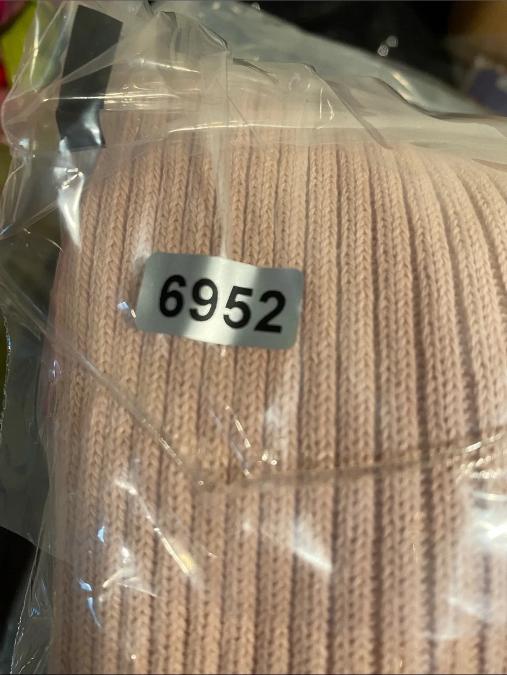 Pierre Cardin Ribbed Mock Neck Sweater in Soft Pink Fits M